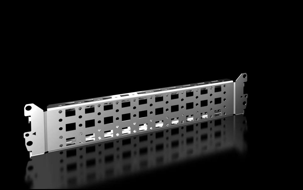 Chasis DE SISTEMA 23X64mm P/VX, VX IT, VX SE, AX DE PLASTICO 8617110 Rittal — Rittal