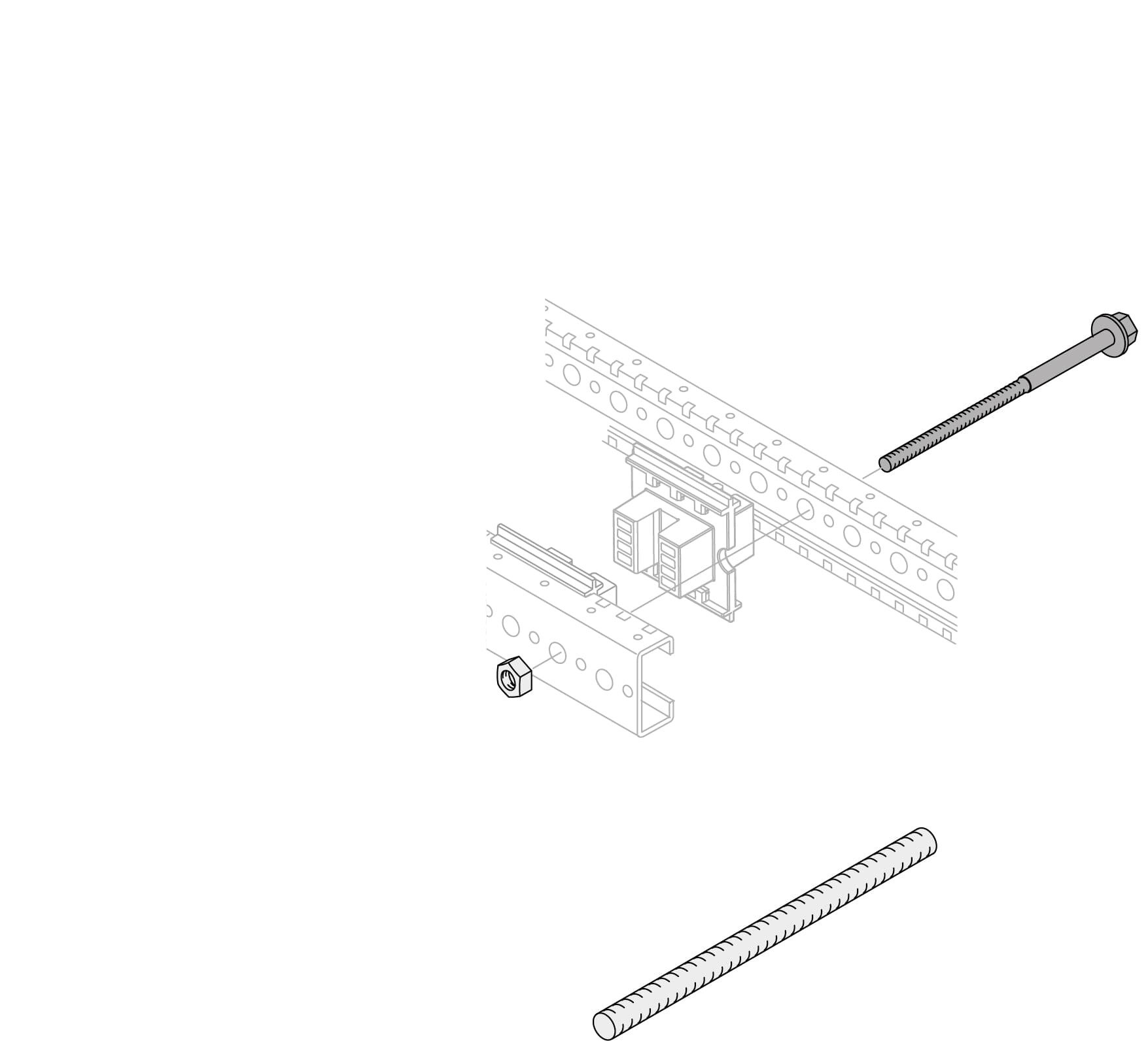 Perno Tirante Inox Aisi 304A=120mm PTRS1201 — ABB — ABB