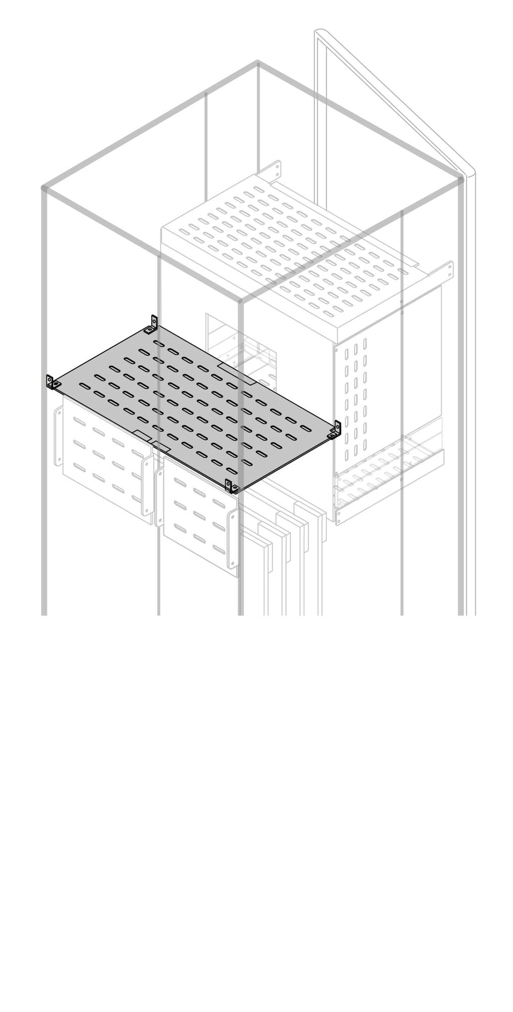 Separador P/ Emax 4.2 en Vertical A=800mm D=900mm PSHW8094 — ABB — ABB