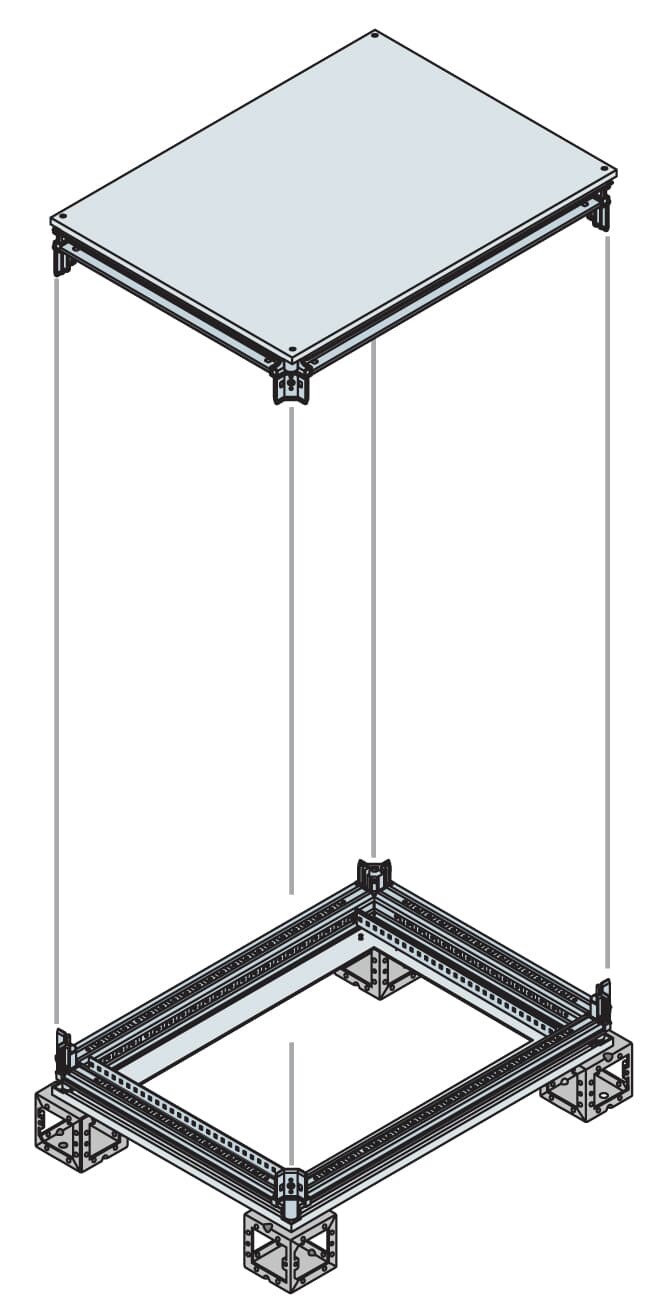 Base/techo 600x800mm (Axp) EK6080KN — ABB — ABB