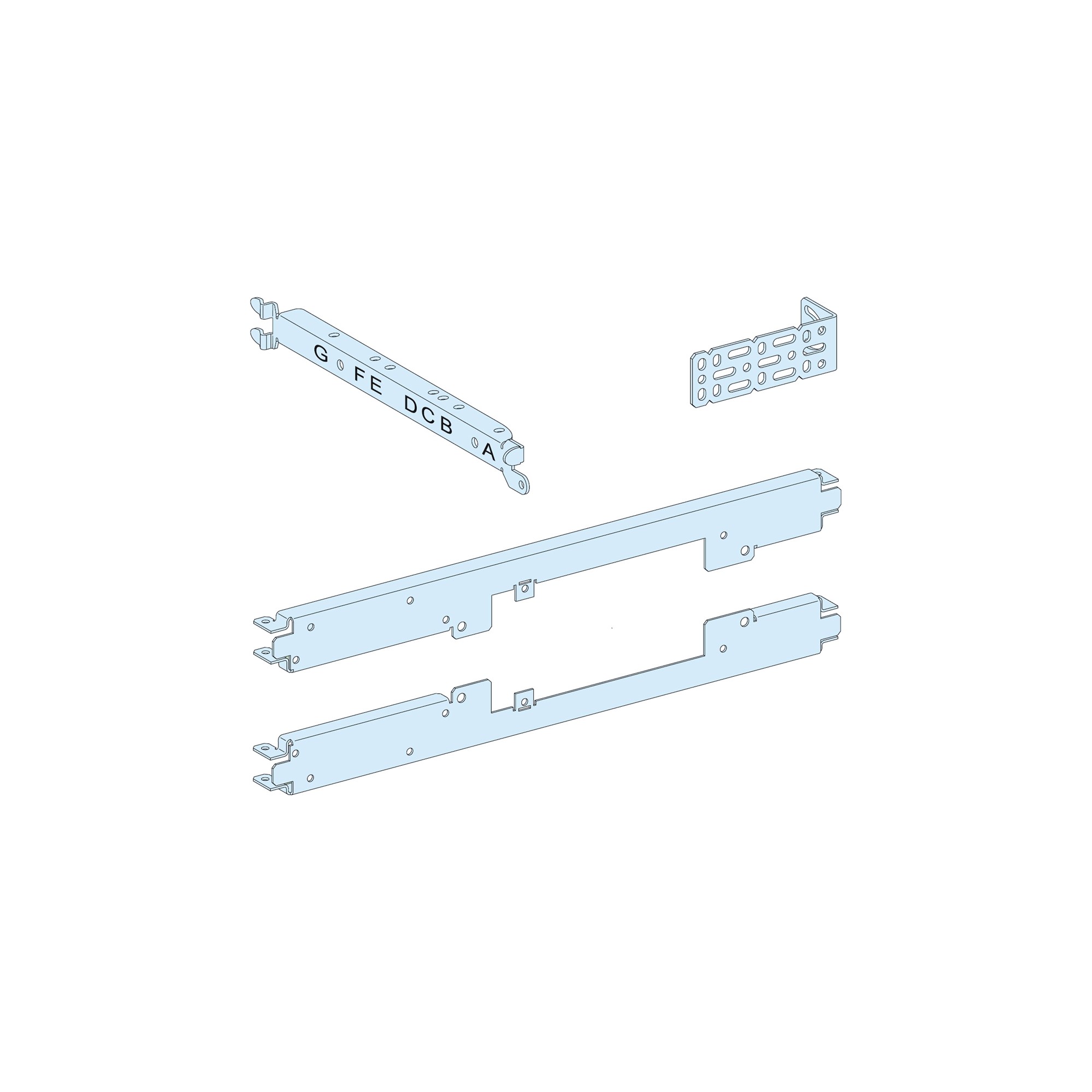 Placa soporte p ua/ba inv. nsx250 hor.telem para prisma LVS03417 — Schneider Electric — Schneider Electric
