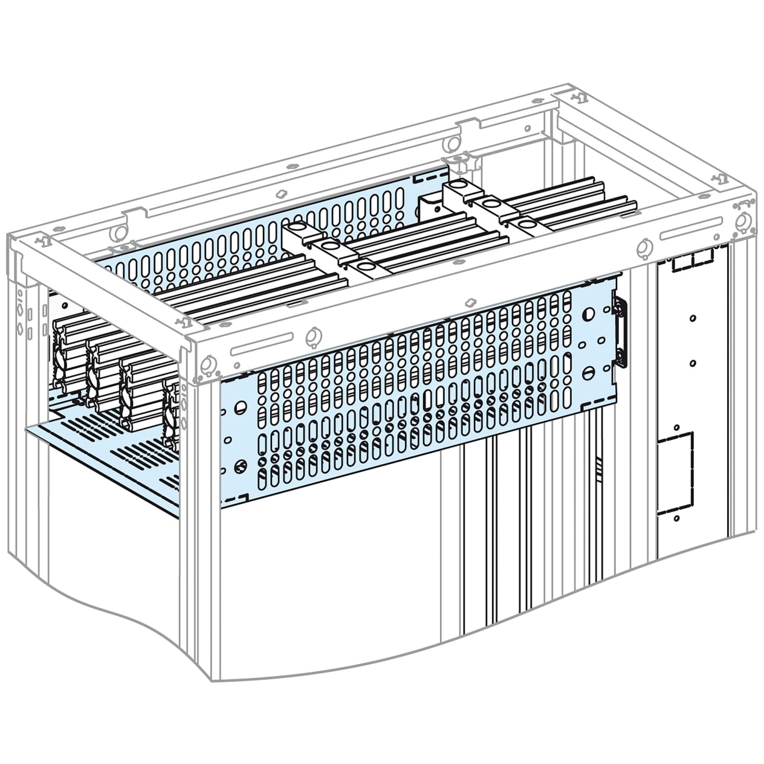 Compartim. F2 Jdb Horiz. L650 P400 LVS04976 — Schneider Electric — Schneider