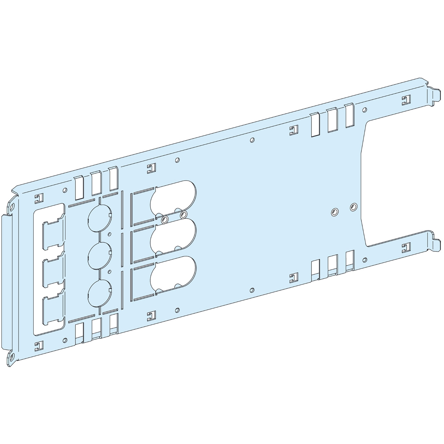 Placa Soporte P NSX CVS630 HOR.FIJO/ZOC(3P) Para Prisma LVS03453 — Schneider Electric — Schneider Electric