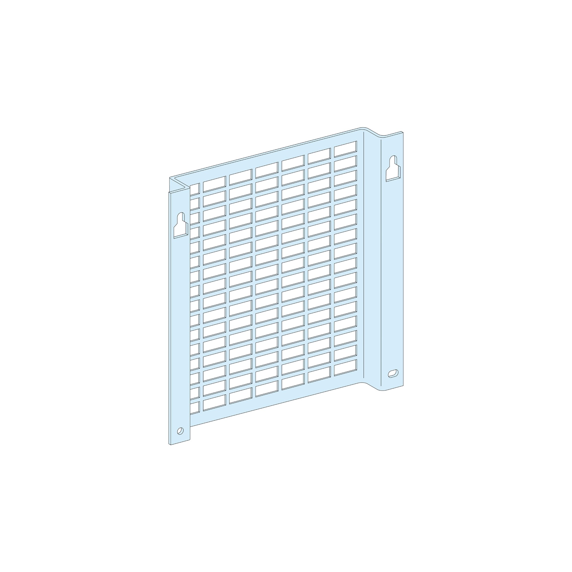Placa Sop. G Perforada Embutida 4 Mod. Para Prisma LVS03171 — Schneider Electric — Schneider