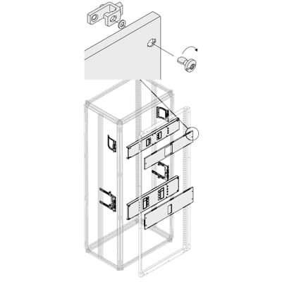 Kit Instalacion XT7 3P-4P Accesorios 600mm PHGT7420 — ABB — ABB