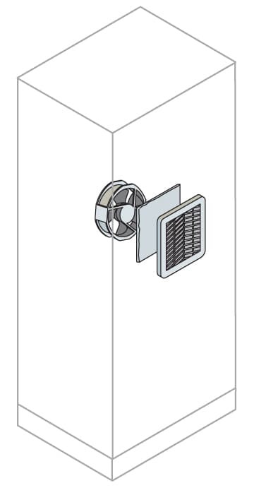 Filtro Vent 250x250mm (Axh) 7035 EN1250K — ABB — ABB