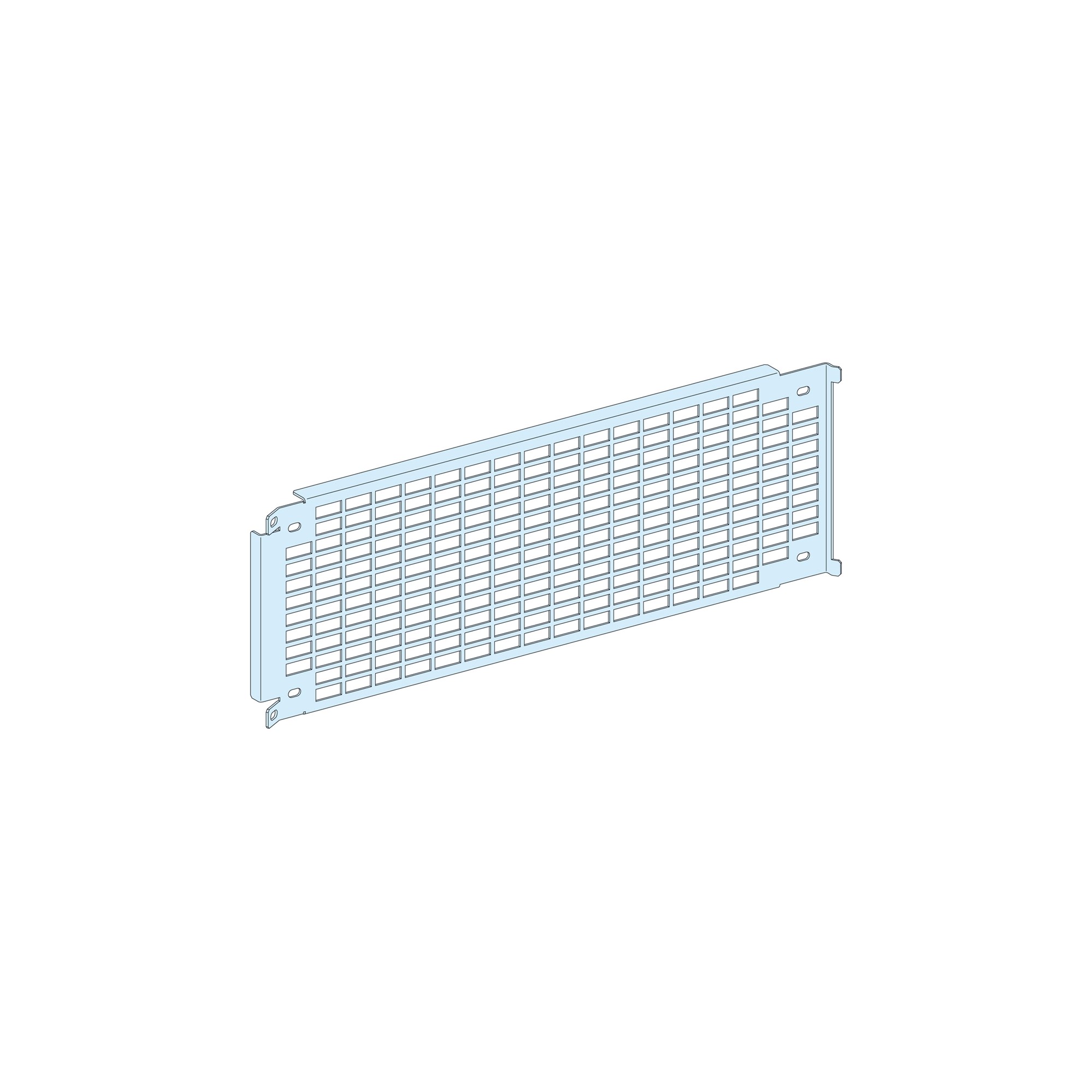 Placa Soporte Perforada 4 Mod + 4 Trav Lat LVS03571 — Schneider Electric — Schneider