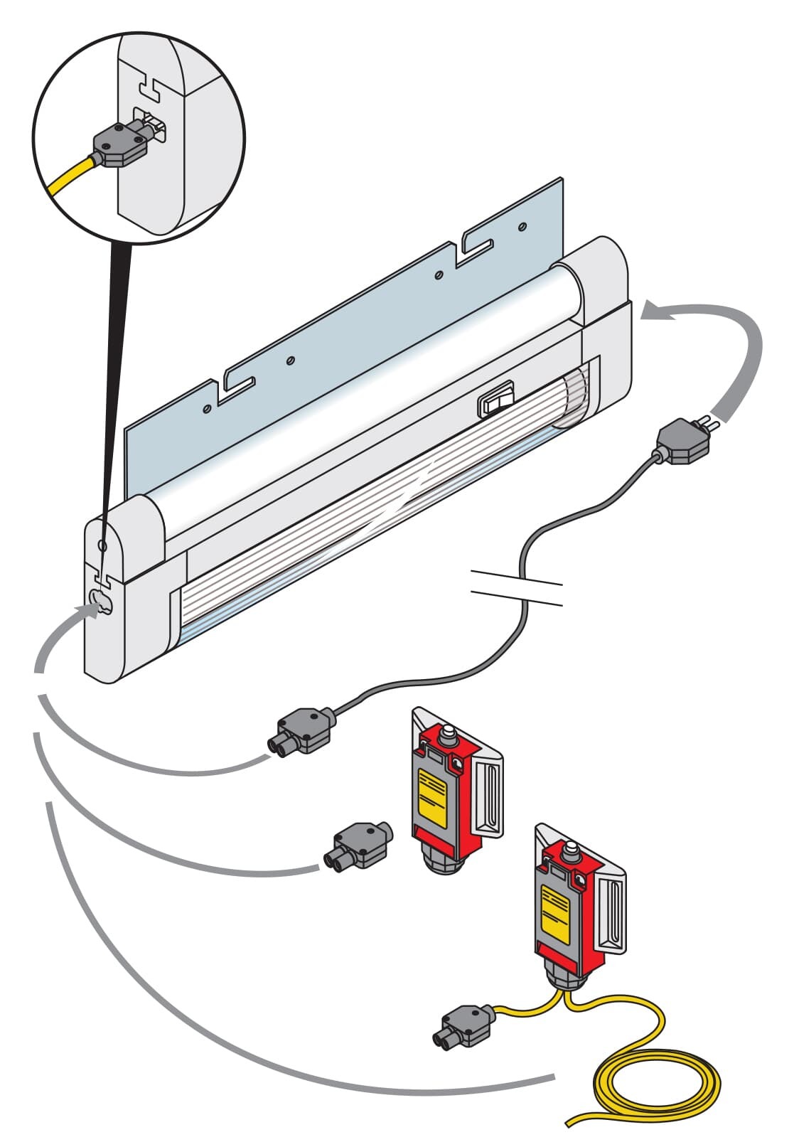 Lampara Fluorescente 13W A=342m EV1041 — ABB — ABB