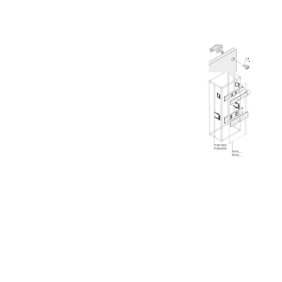 Kit de Instalacion para XT3 Fix 3/4P Hor H=200W=800 N1 PHDX3401 — ABB — ABB