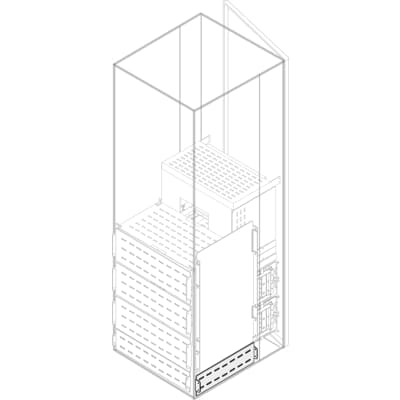 Segregacion Vert Lateral 150mm 500mm PLVS1552 — ABB — ABB