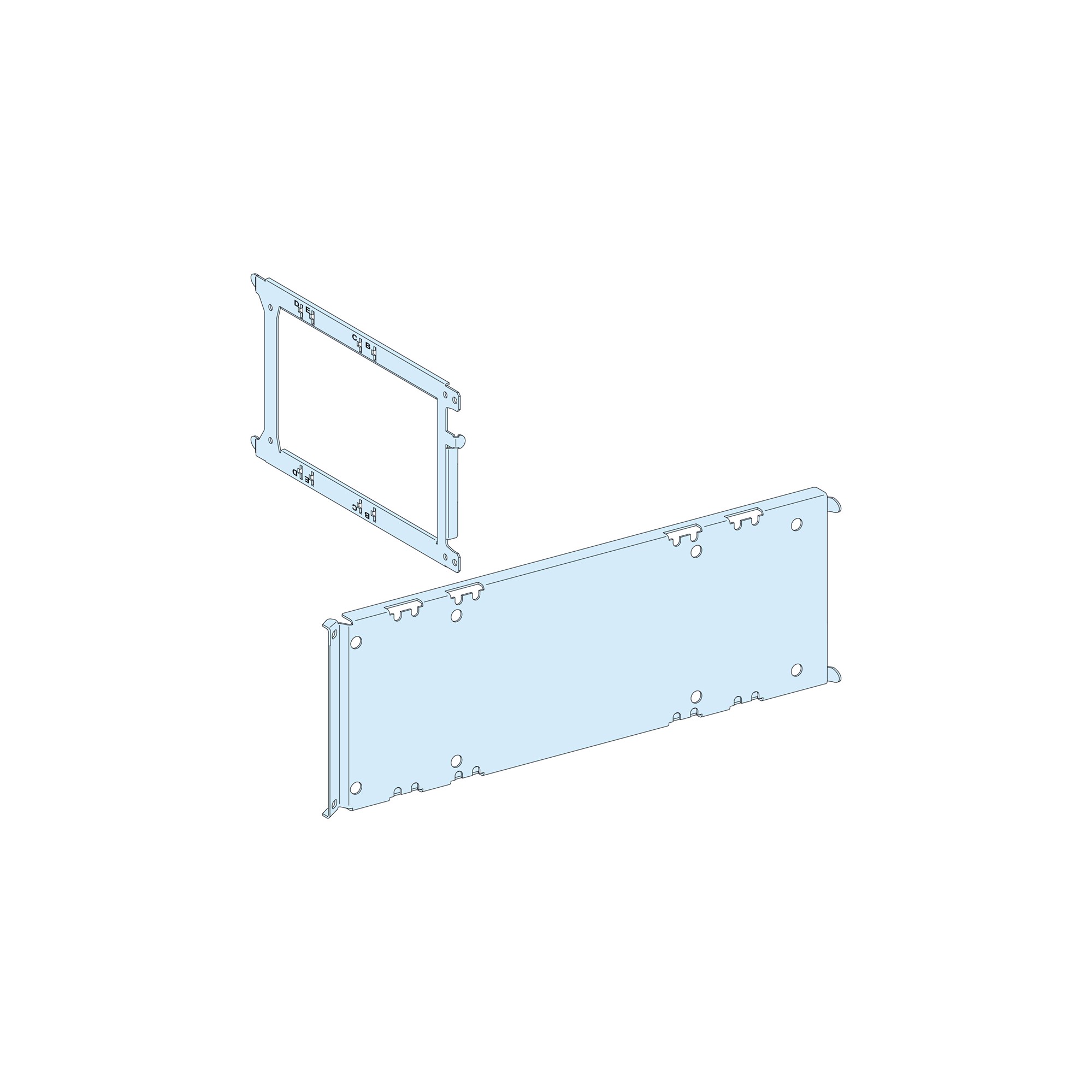 Placa Sop. P NS3200-INS2500 Vert.fijo LVS03501 — Schneider Electric — Schneider