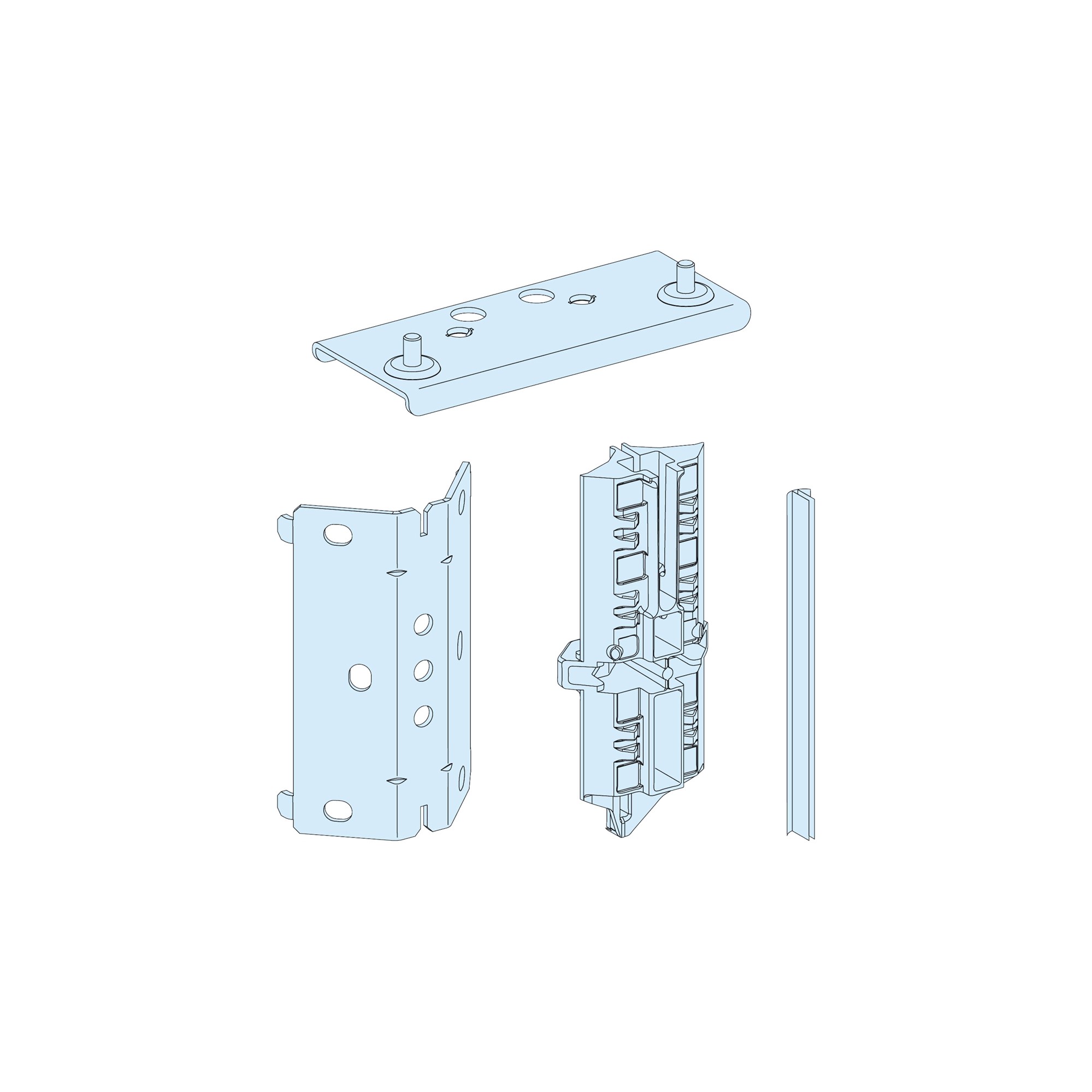 Kit 2 Uniones Metalicas Prisma IP30 LVS08816 — Schneider Electric — Schneider Electric