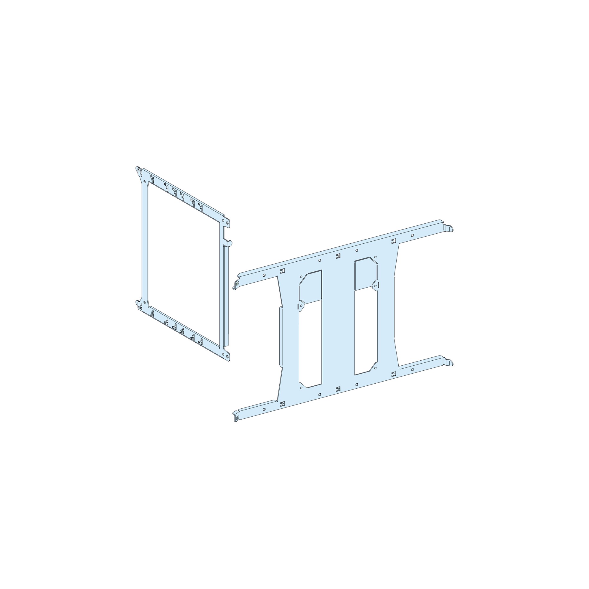 Placa soporte p NSX1000 3/4P horiz fijo LVS03480 — Schneider Electric — Schneider Electric