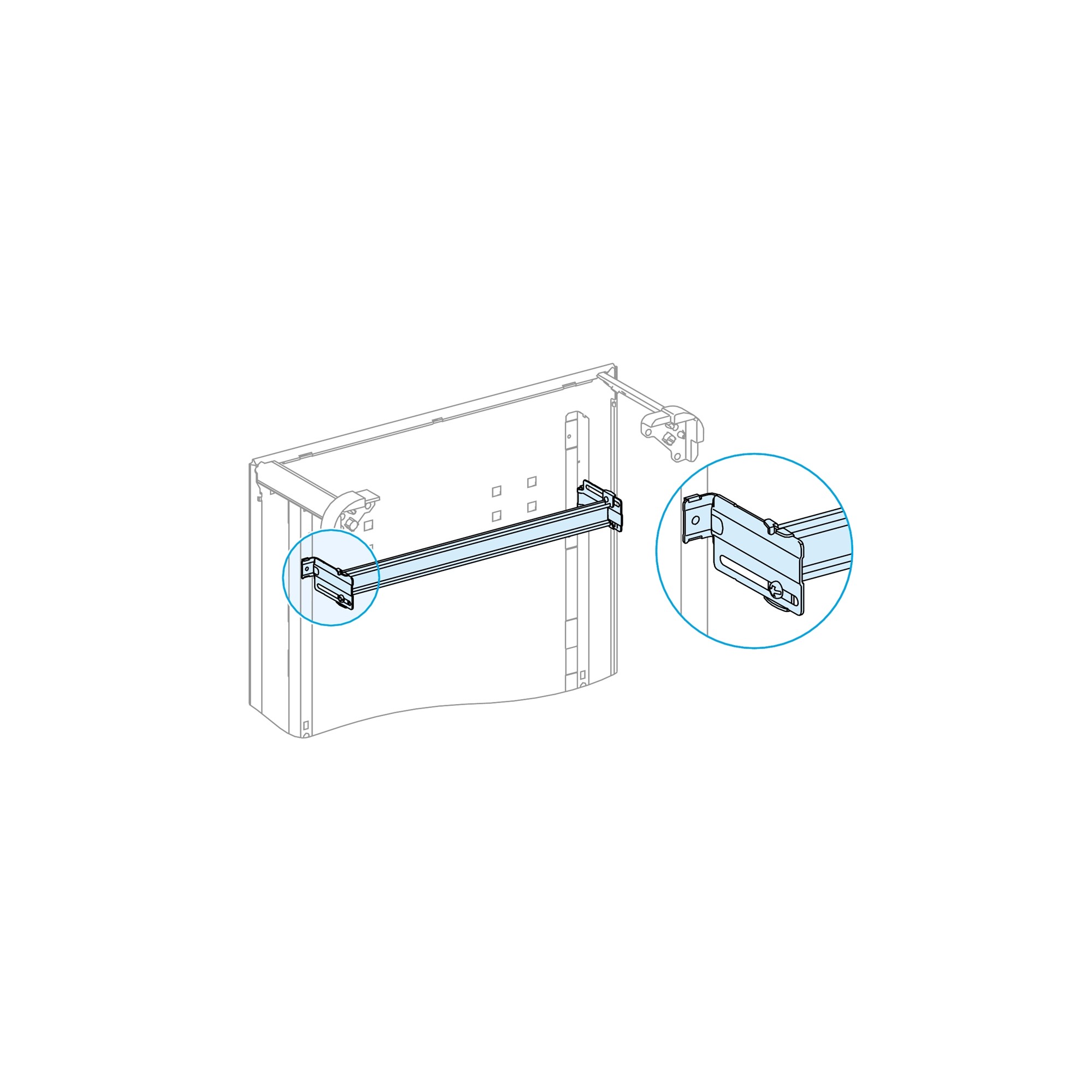 Carril Modular Regulable Profu Prisma G LVS03002 — Schneider Electric — Schneider Electric