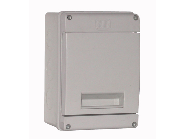 Tableros Modular Plastico Sobreponer IP55 5 Modulos DIN, Puerta NO Transparente, Art. 2221-D 2221-D — Saime — Saime