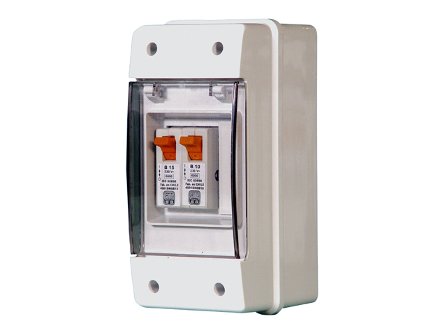 Tablero sobrepuesto POLIC 3MOD IP42 P/TRAS 6322-D Saime — Saime