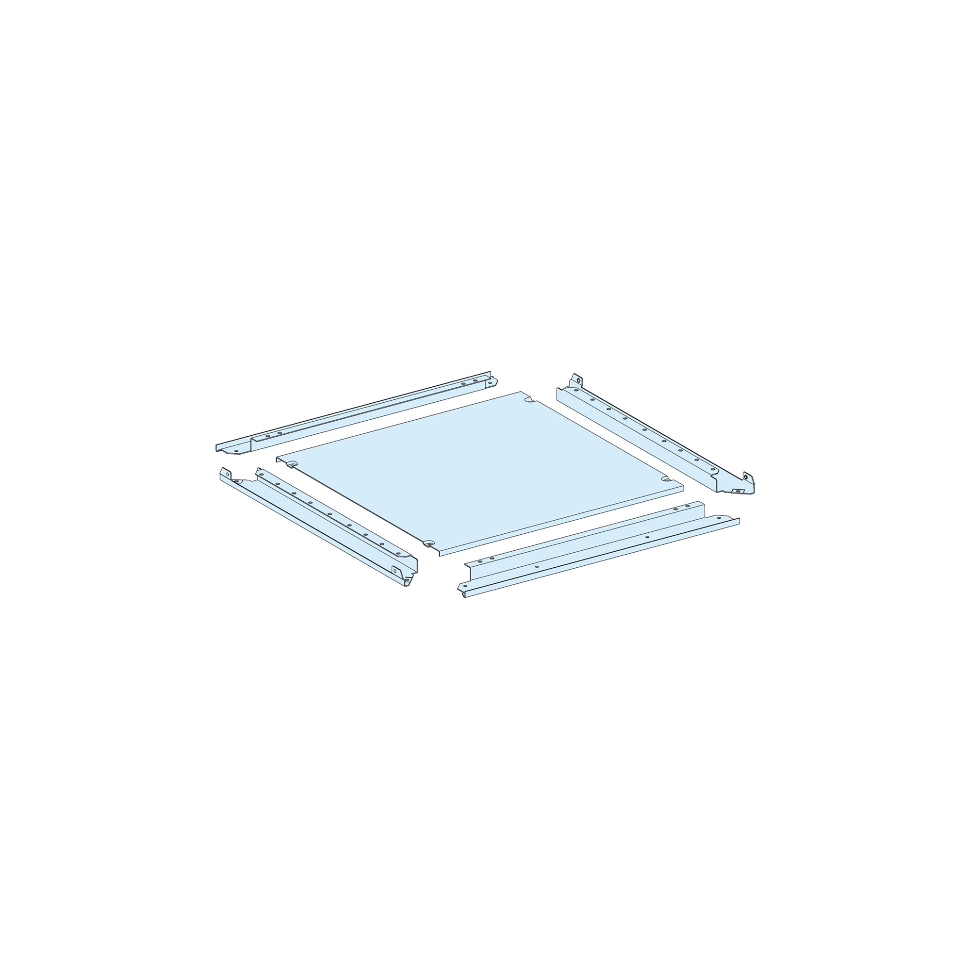 Placa Para Cables P IP55 A400mm.P400mm Para Prisma LVS08484 — Schneider Electric — Schneider Electric