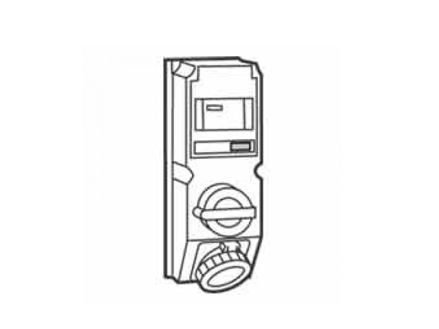 Tablero combinado C/HBRA+IN+R 380V 32A 3P+N+T 59668 Legrand — Legrand