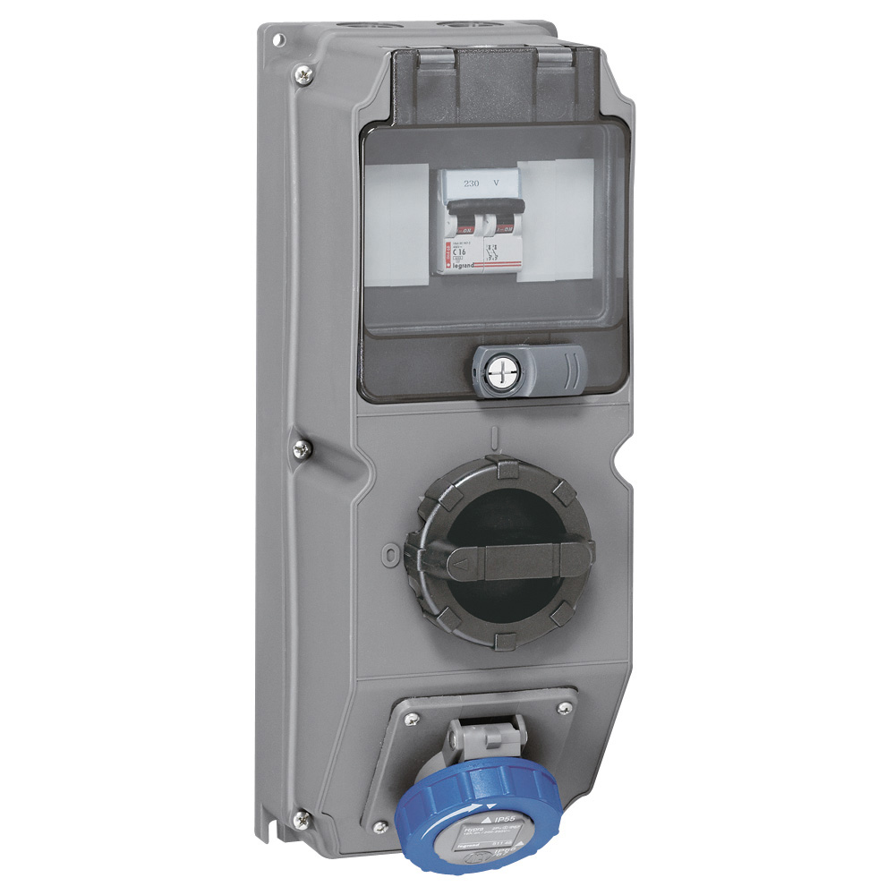 Tablero combinado C/HBRA+IN+R 220V 16A 2P+T 59661 Legrand — Legrand