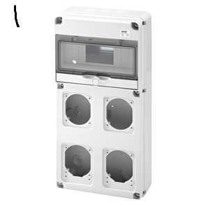 Tablero Faena 10MOD DIN Max 4 Ench Ind 1 GW68003N — Gewiss — Gewiss