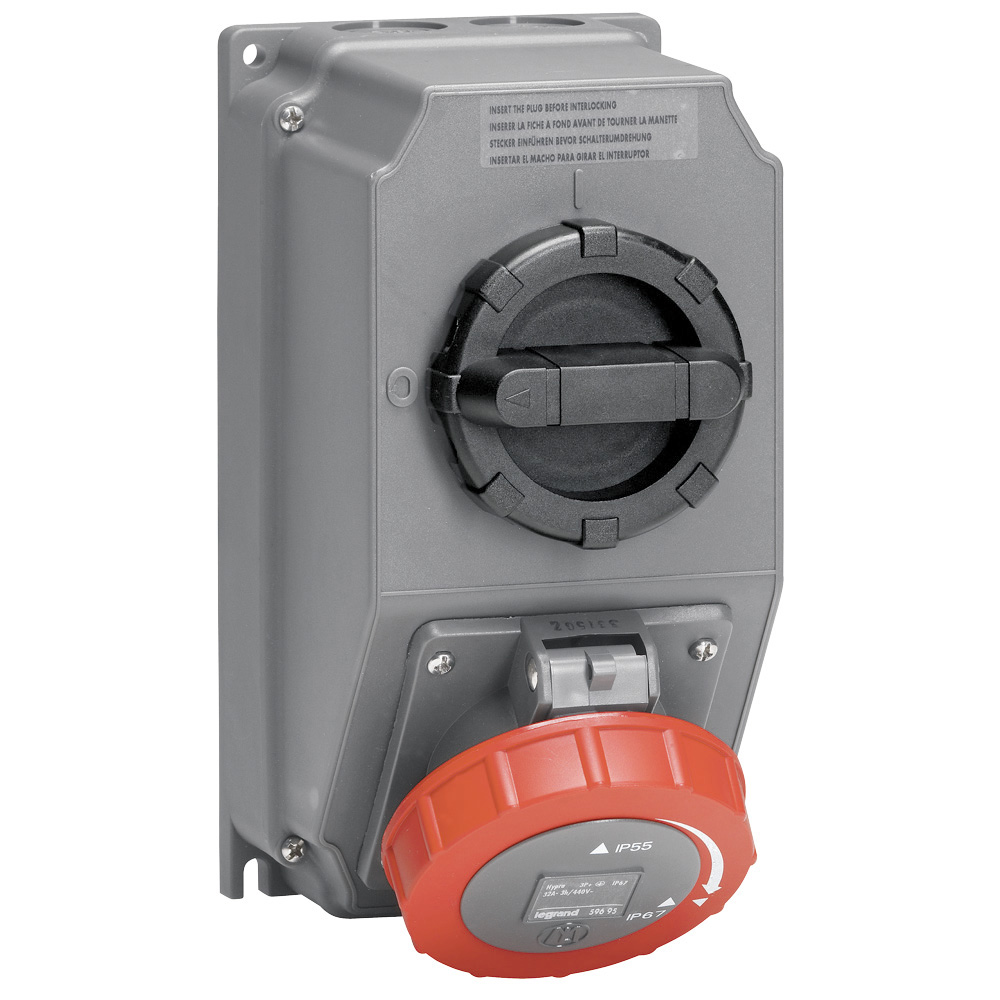 Tablero combinado C/HBRA+INT 380V 32A 3P+N+T 59265 Legrand — Legrand