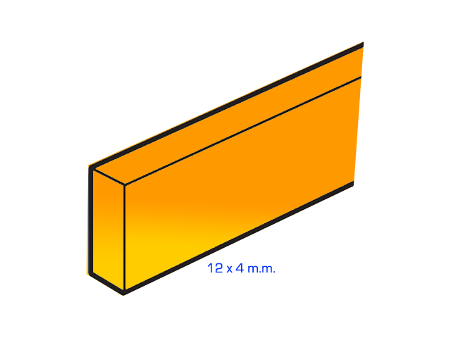 BARRA CU LLENA 1MTX12x4mm 37349 Legrand — Legrand