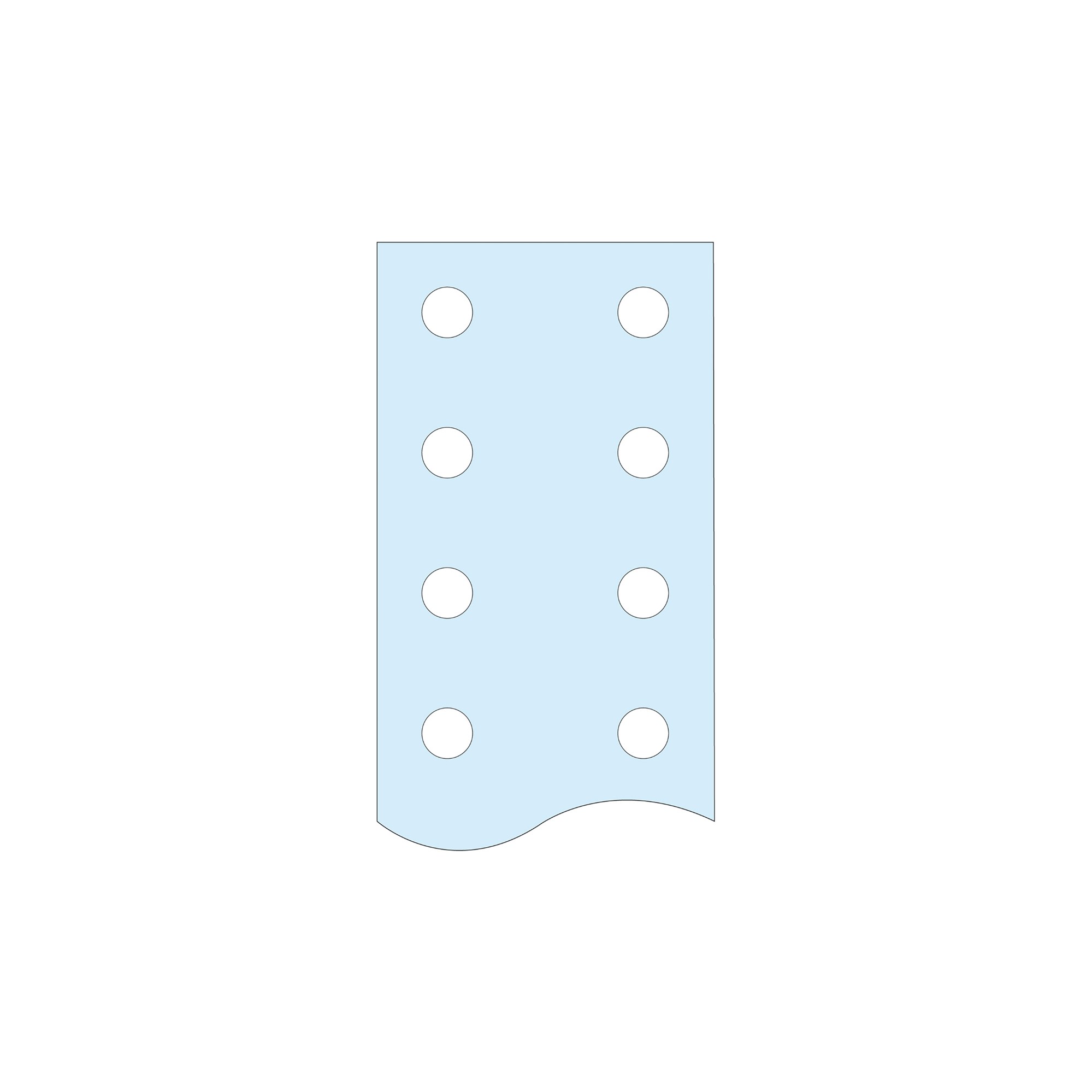 Barra Plana Perforada Linergy Bs 50x10 L1675 LVS04525 — Schneider Electric — Schneider Electric