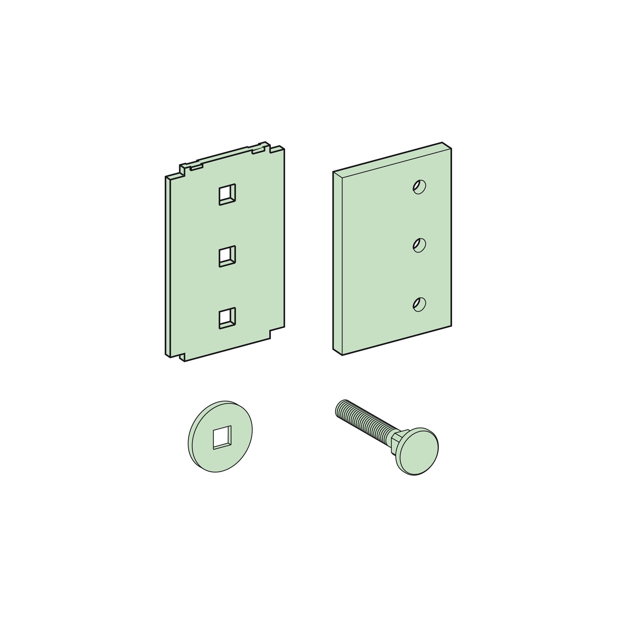 Conjunto P/120mm Bar/linergy Bs Hz.busbar LVS04643 — Schneider Electric — Schneider