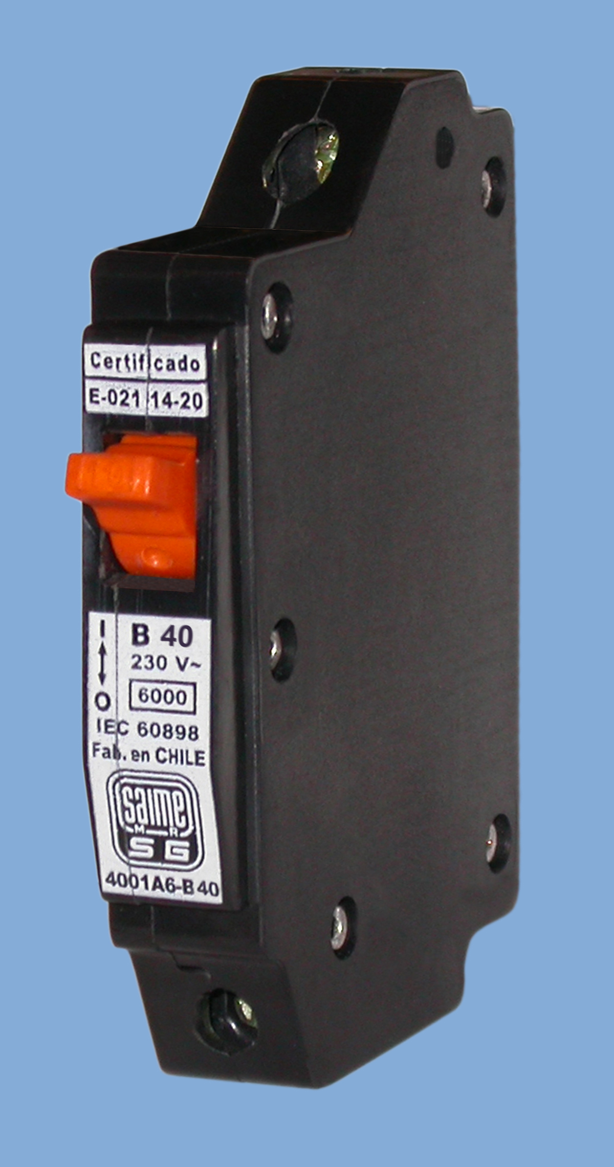 Interruptor automático 1x40A curva B 4001A6-B40 — Saime