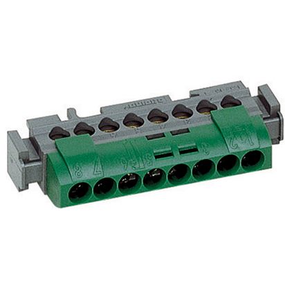 Barra de Conexion Color Verde 8x16MM3 FMM8T — BTicino — Bticino