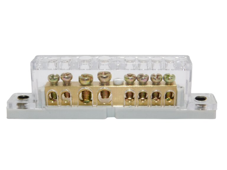 Borne Conexion con Aislacion y Cubierta 80A 2x16+ 6x10mm² Sg 6815 — Saime — Saime