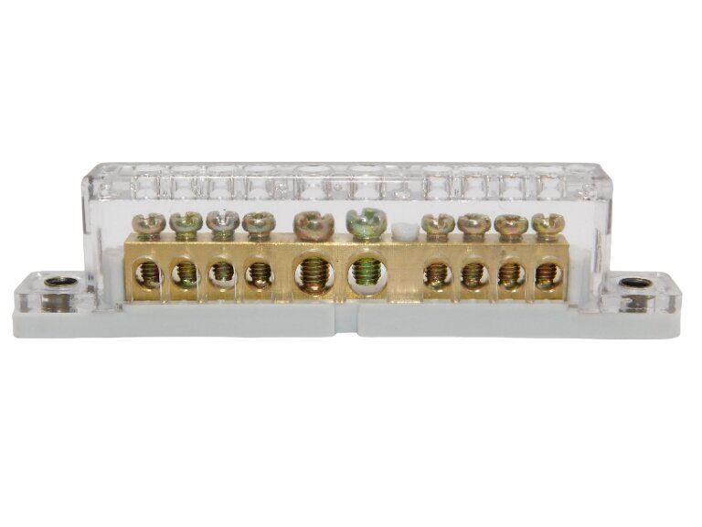 Borne Conexion con Aislacion y Cubierta 80A 2x16+ 8x10mm² Sg 6817 — Saime — Saime