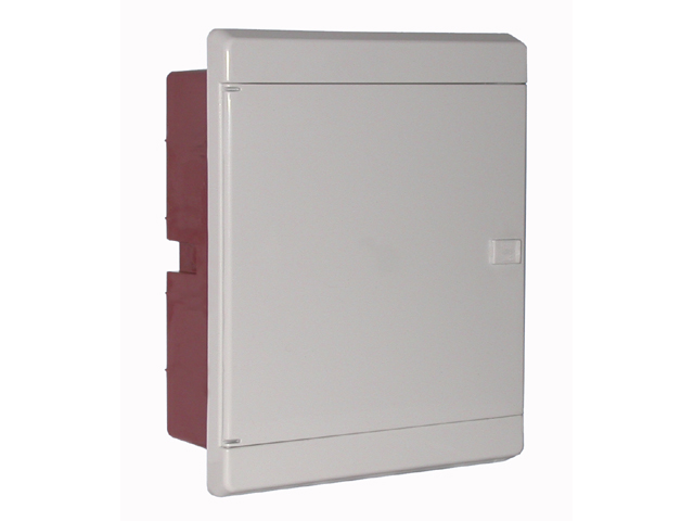 TABLERO MODULAR PLASTICO DE embutido IP40 PARA 8 MODULOS DIN PUERTA NO TRANSPARENTE ART. 6521-D 6521-D Saime — Saime