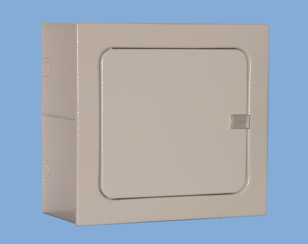 Tablero Metalico Sobreponer IP41, 6 Modulos DIN Caja con Cizalles Art. 6841-D 6841-D — Saime — Saime