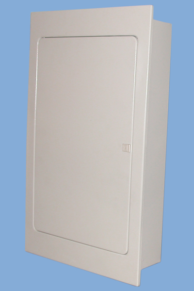 TABLERO MODULAR METALICO embutido 36 MODULOS DIN CAJA CON CIZALLES, PUERTA METALICA ART. 6095-D 6095-D Saime — Saime
