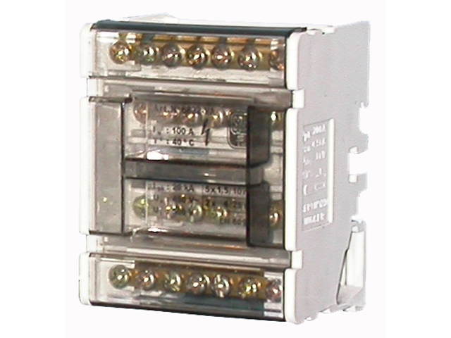 Repartidor Tetrapolar Distribucion V con Aislacion 100A 2x25+5x10mm² Sg 6832-VA — Saime — Saime
