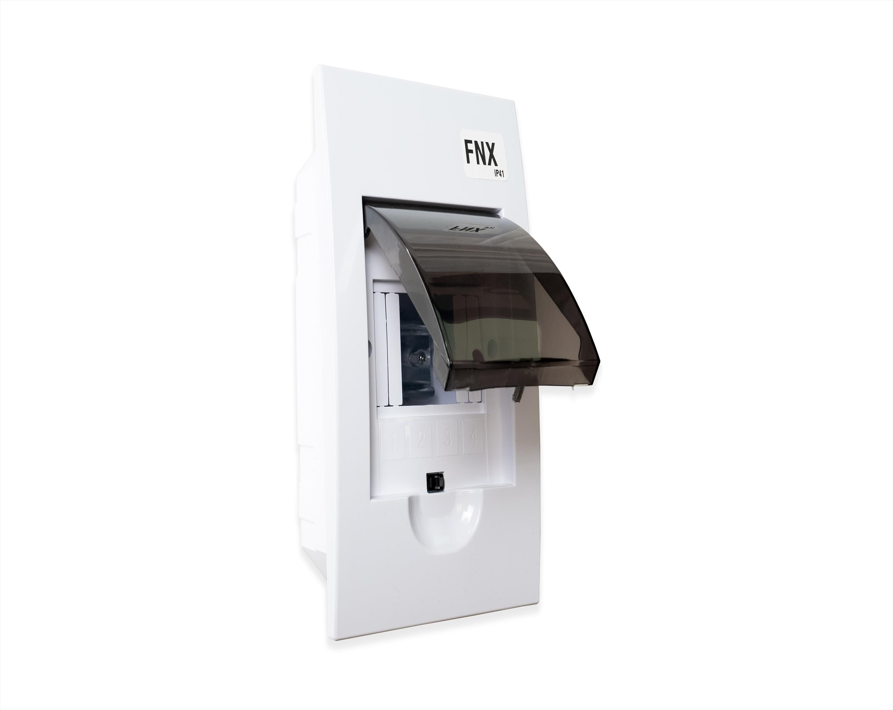 Tablero Empotrado Libre de Halogenos 4 Modulos 117210434 — FNX — FNX