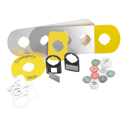 Placa Leyenda Para Potenciometro 48.5 X 44.5mm SK615562-88 — ABB — ABB