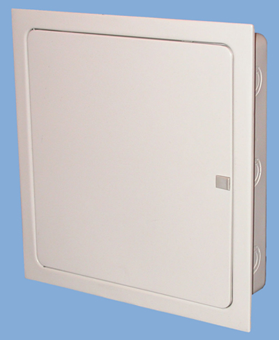 TABLERO MODULAR METALICO embutido 24 MODULOS DIN CAJA CON CIZALLES ART. 6085-D 6087-D Saime — Saime