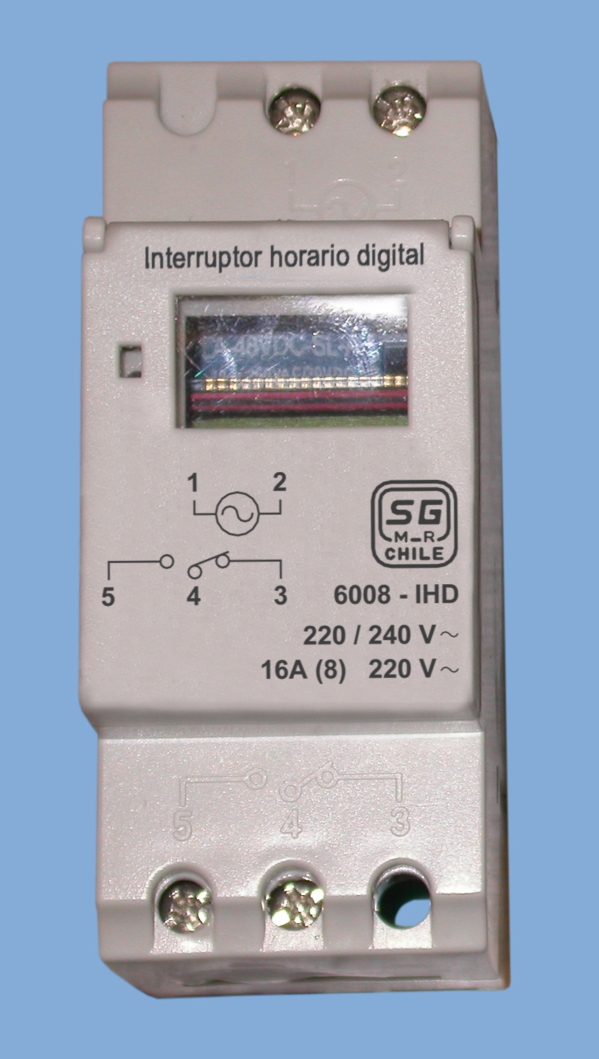 Interruptor Horario Digital Electronico Programable 6008-IHD — Saime — Saime