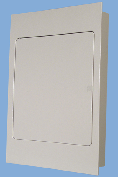 TABLERO MODULAR METALICO embutido 54 MODULOS DIN CAJA SIN CIZALLES, PUERTA METALICA ART. 6099-DSC 6099-DSC Saime — Saime
