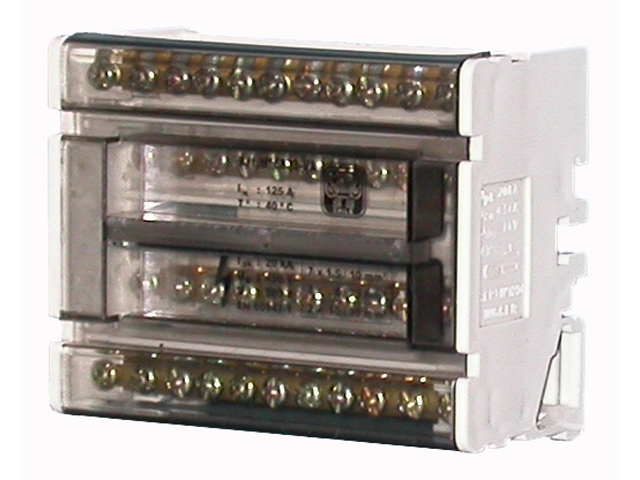 Repartidor Tetrapolar Distribucion V con Aislacion 125A 2x35+2x25+7x10mm² Sg 6833-VA — Saime — Saime