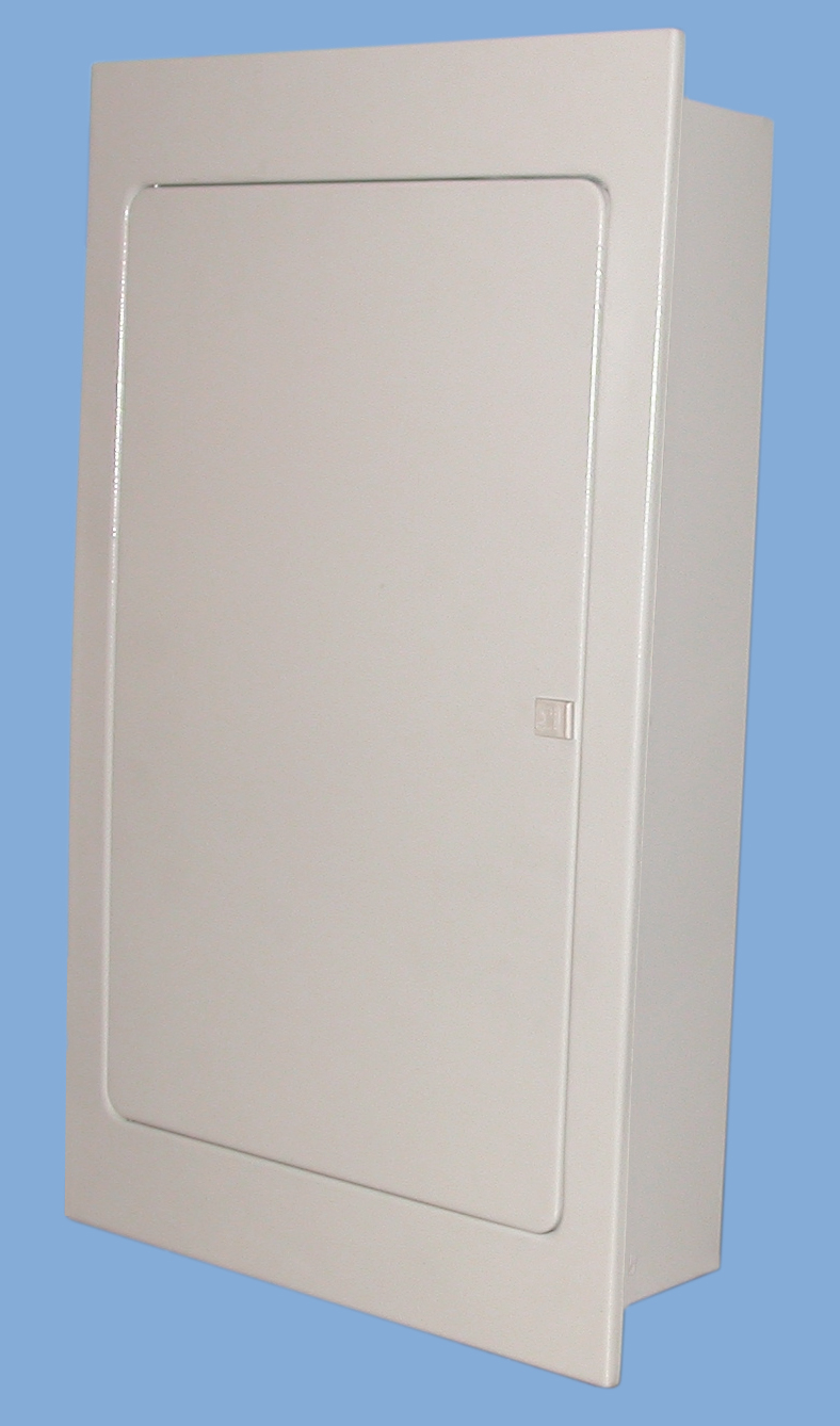 TABLERO MODULAR METALICO embutido 36 MODULOS DIN CAJA SIN CIZALLES, PUERTA METALICA ART. 6095-DSC 6095-DSC Saime — Saime