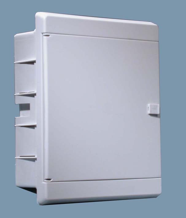 TABLERO MODULAR PLASTICO DE embutido IP40 PARA 12 MODULOS DIN PUERTA NO TRANSPARENTE ART. 6541-D 6541-D Saime — Saime