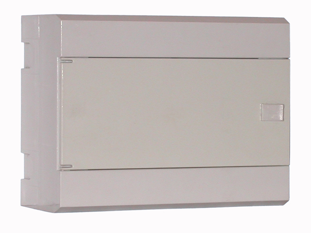 Tablero Modular Plastico de Sobreponer IP41, para 8 Modulos DIN Puerta NO Transparente Art. 6941-D 6941-D — Saime — Saime
