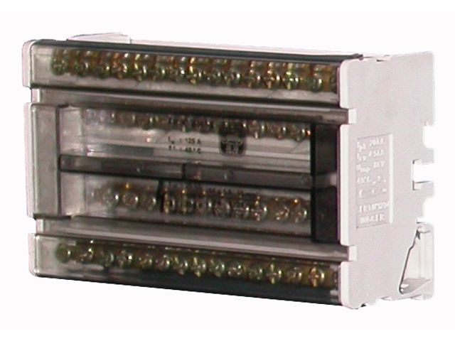 Repartidor Tetrapolar Distribucion V con Aislacion 125A 2x35+2x25+11x10mm² Sg 6834-VA — Saime — Saime