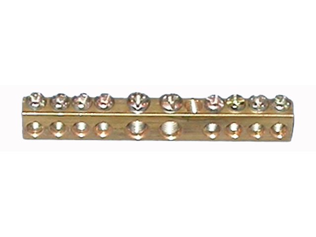 Borne Conexion sin Aislacion 80A 2x16+ 8x10mm² Sg 6807-BP — Saime — Saime