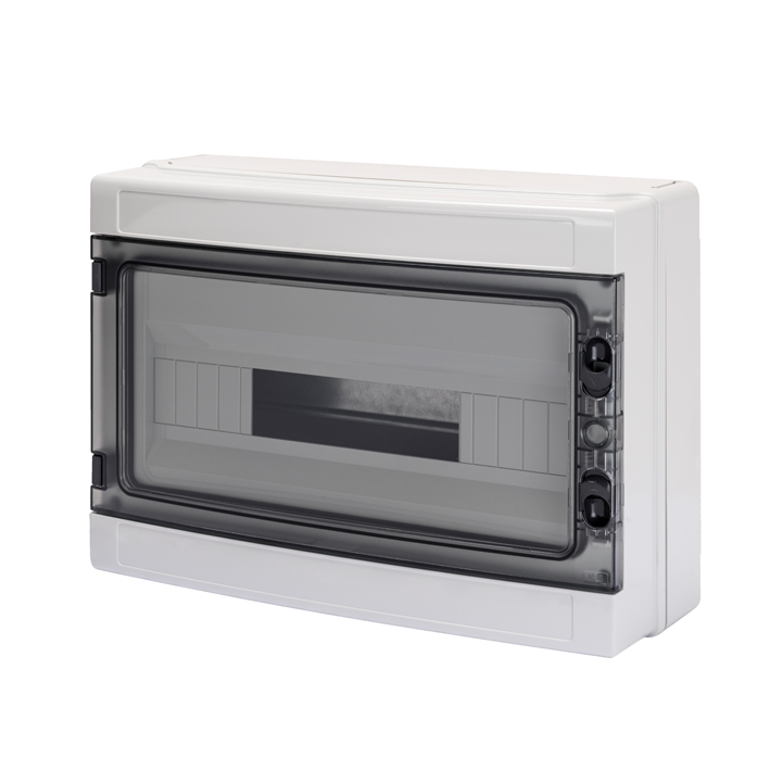 Tablero sobre Puesto 18 Modulos IP65 Puerta Fume Libre Halogeno GW40106 — Gewiss — Gewiss