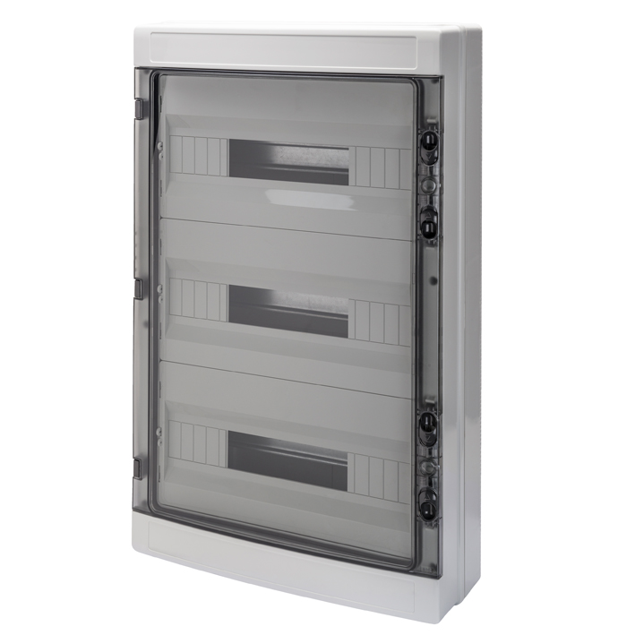 Tablero sobre Puesto 54 Modulos IP65 Puerta Fume Libre Halogeno GW40108 — Gewiss — Gewiss