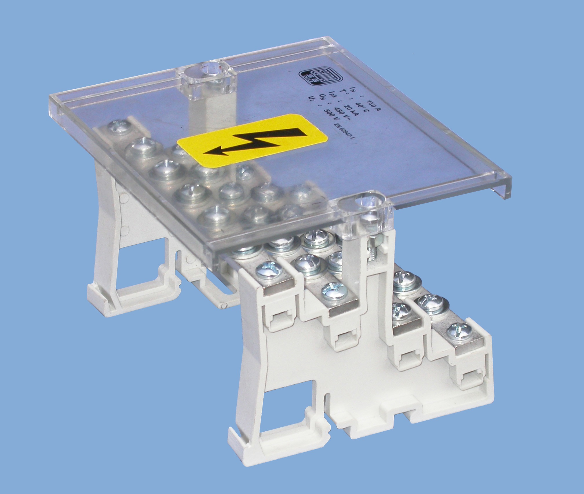 Repartidor Tetrapolar 180 a. Barras de Cobre Sg 6836 — Saime — Saime